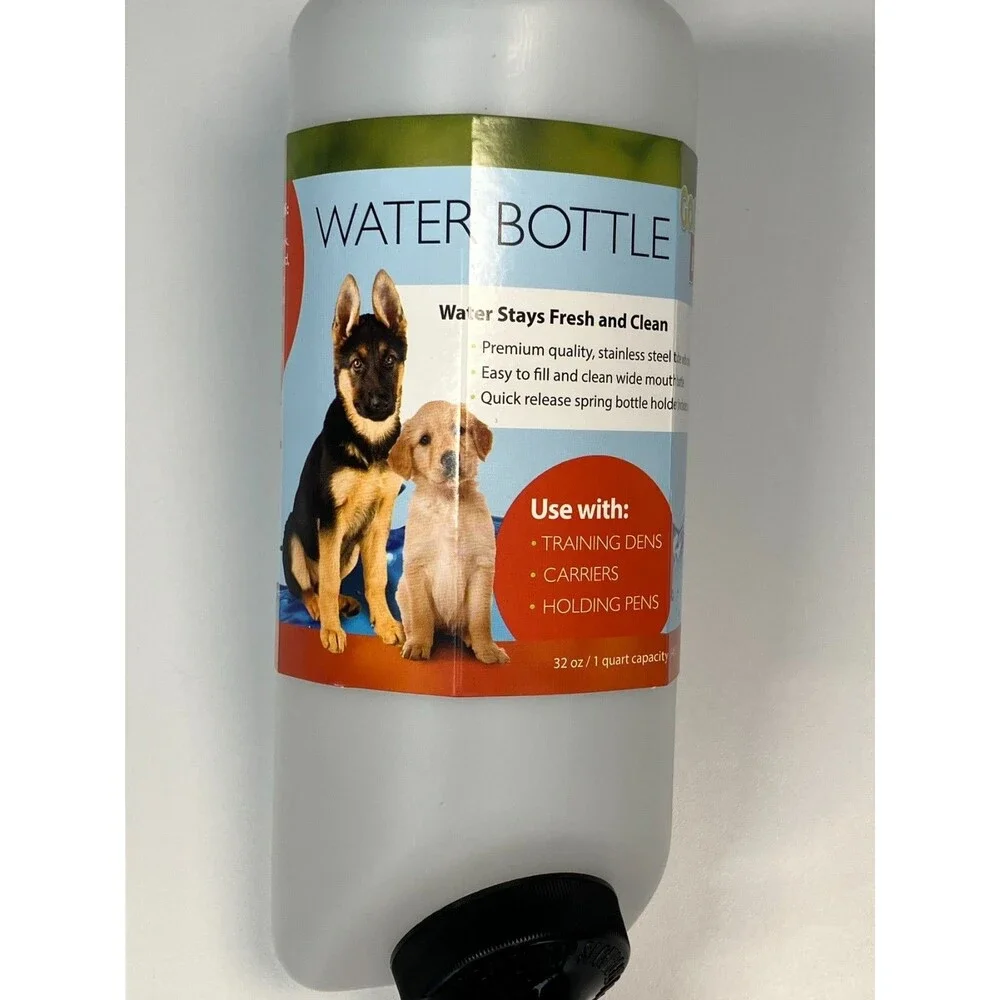 Good Dog Water Bottle Pet Dog Crate/Carriers Pens 32 Oz